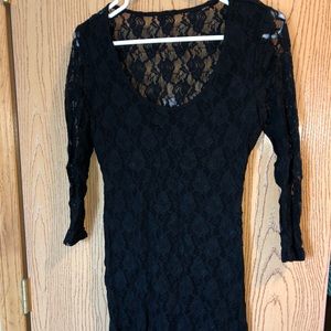 Black Lace GUESS Dress